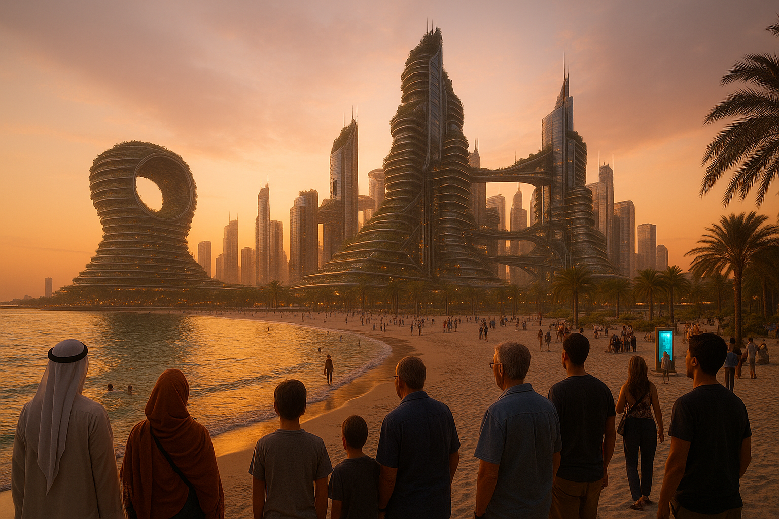 Scorci di futuro. Il paesaggio urbano di Dubai rappresentato dai sistemi d'intelligenza artificiale