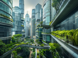 Futuristic view of Hong Kong in 2125 (Midjourney) 2